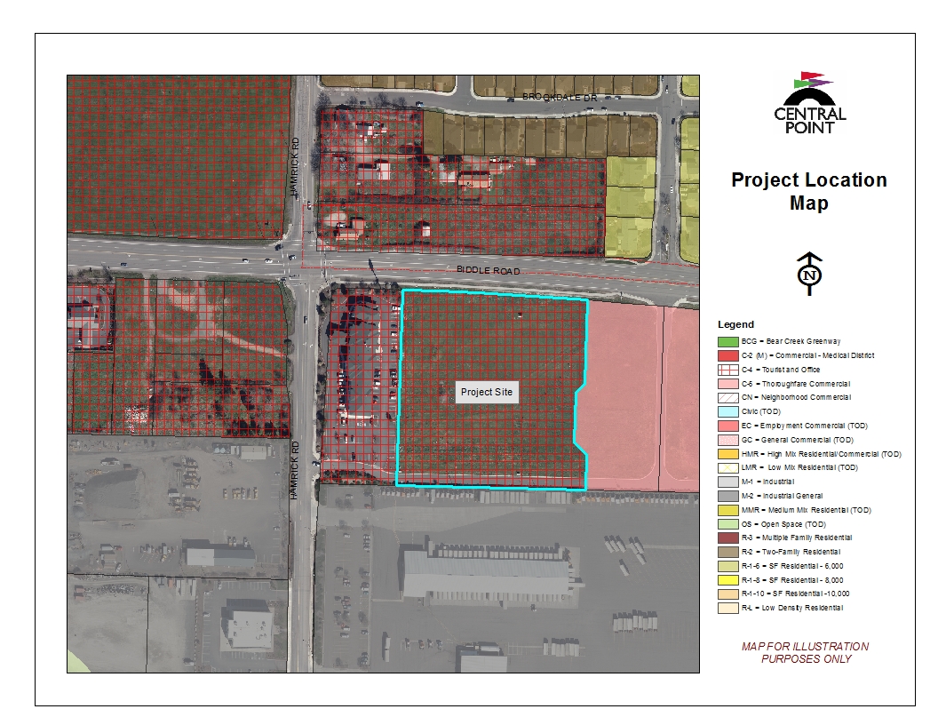 Project Location & Zoning Map