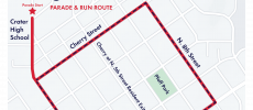 4th of July Parade & Run Route